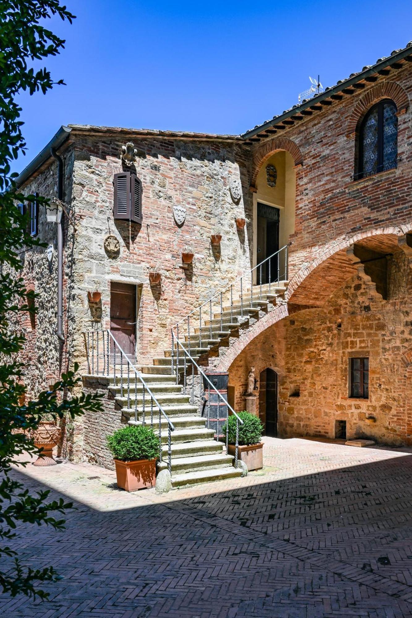 Palazzo Massaini - Le Scuderie Villa Pienza Buitenkant foto